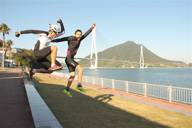 JUMP！日本第一輪行橫跨瀨戶內海的島波海道《尾道→大三島》...