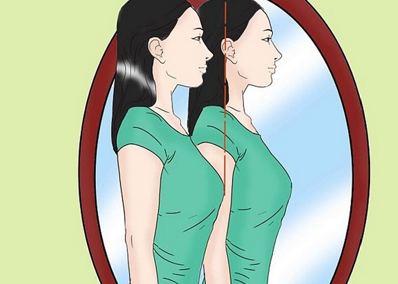 用鏡子來矯正妳的姿勢...如果疼痛了，那代表姿勢有問題！...
