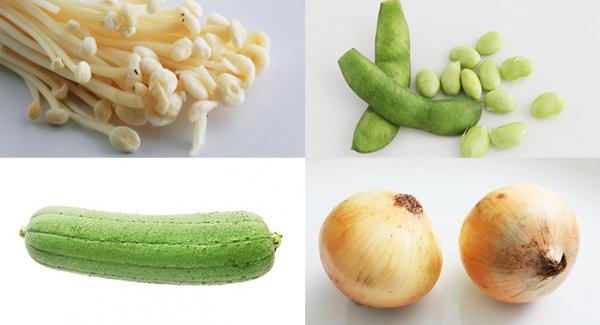 颱風時可吃金針菇、木耳等較便宜蔬菜補充纖維質。