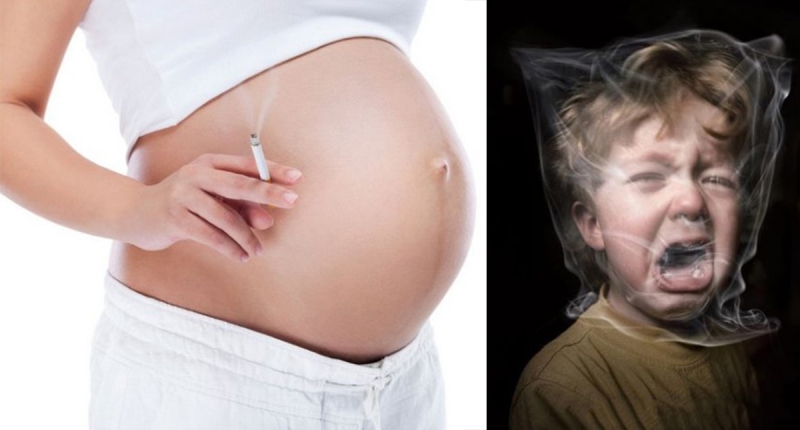 沒想到吸煙對胎兒的影響這麼大！孕婦照超音波告訴你胎兒在肚子裡...
