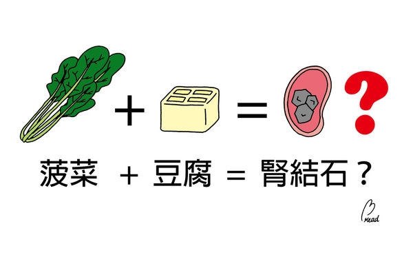 營養師，菠菜跟豆腐一起吃是不是會引發腎結石？...
