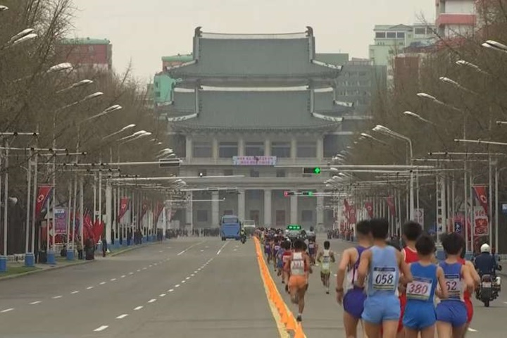 北朝鮮平壤馬拉松外國跑者比去年少一半...